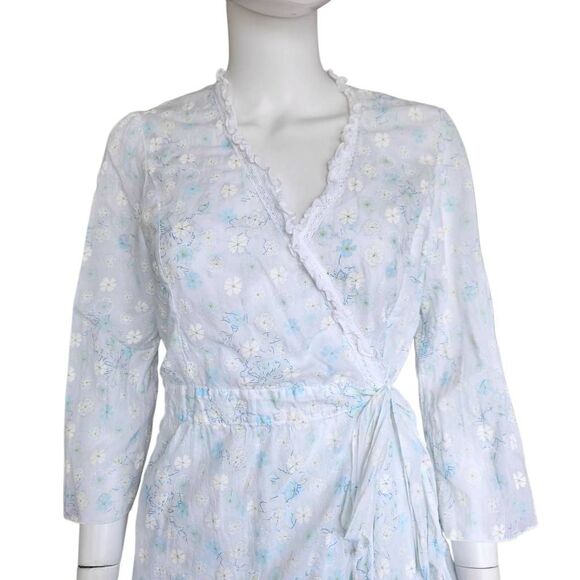 90s vintage lace peignoir set - Picture 4 of 8